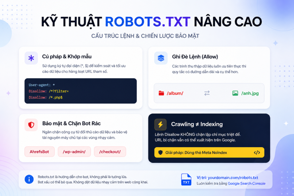cấu trúc kỹ thuật và Ứng dụng chỉ thị disallowallow