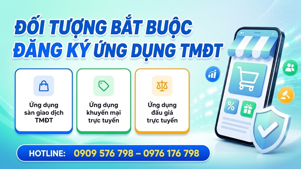 Đối tượng nào bắt buộc thực hiện thủ tục đăng ký ứng dụng cung cấp dịch vụ