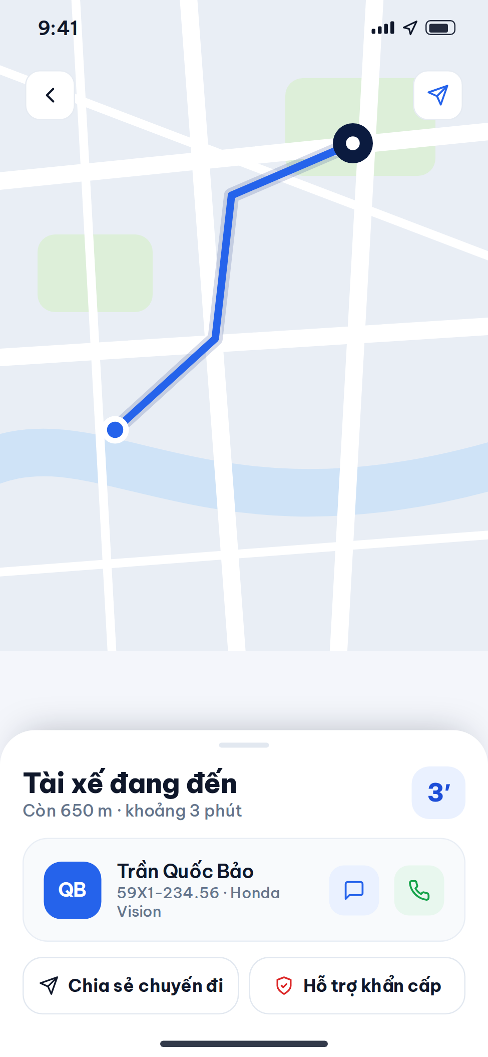 Thiết kế app gọi xe công nghệ theo yêu cầu riêng