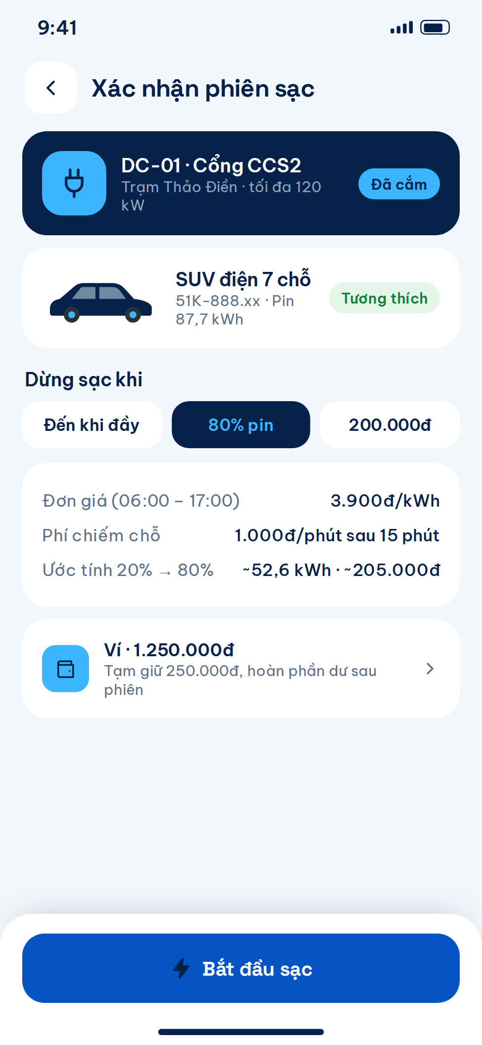 Giao diện nhận chuyến trên app tài xế