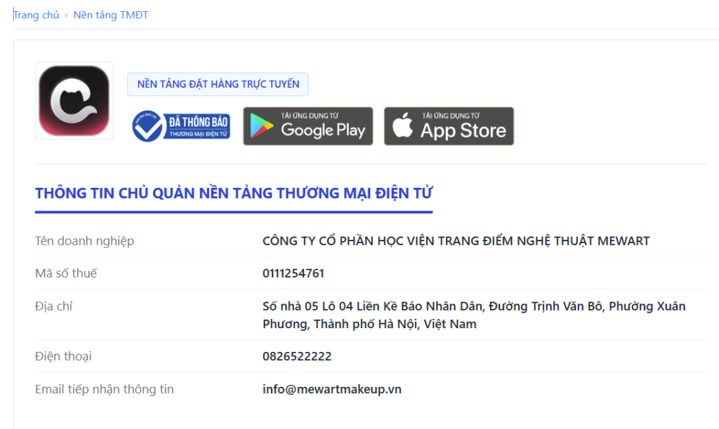 Ung Dung Thuong Mai Dien Tu Ban Hang La Gi